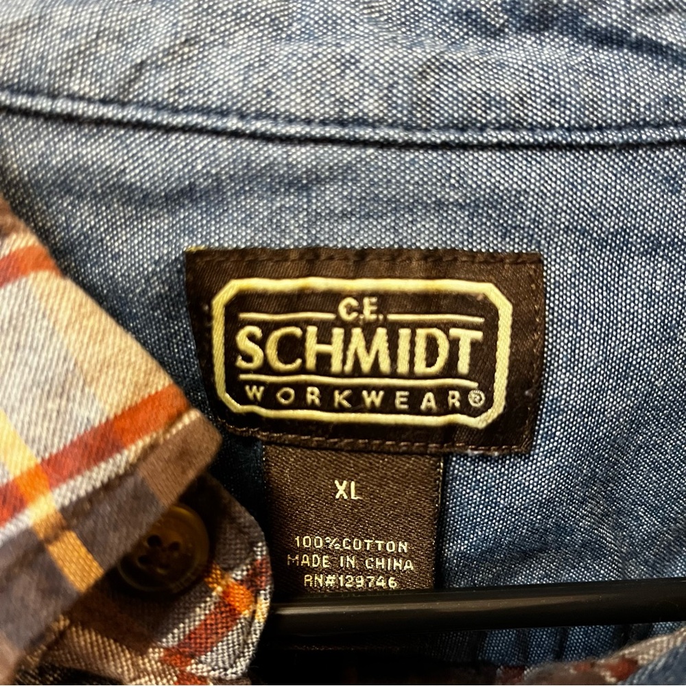 Men’s C.E. Schmidt Flannel Button Down XL - Picture 2 of 3